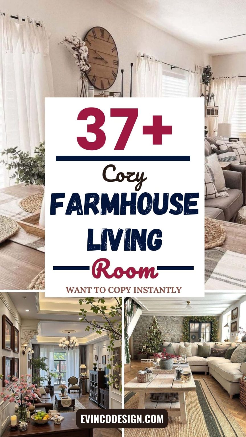 Farmhouse Living Room Ideas to Create a Warm and Inviting Space