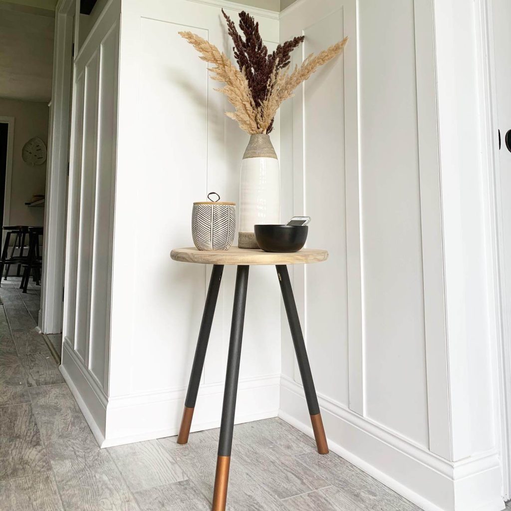 4. Natural Wood Warmth on a Textured Bas