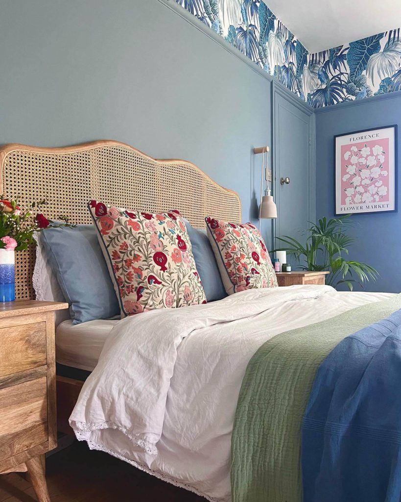 4. Contemporary Elegance with Soft Powder Blue