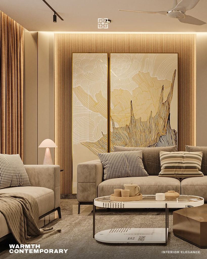 4. Earthy Modern With Textural Depth