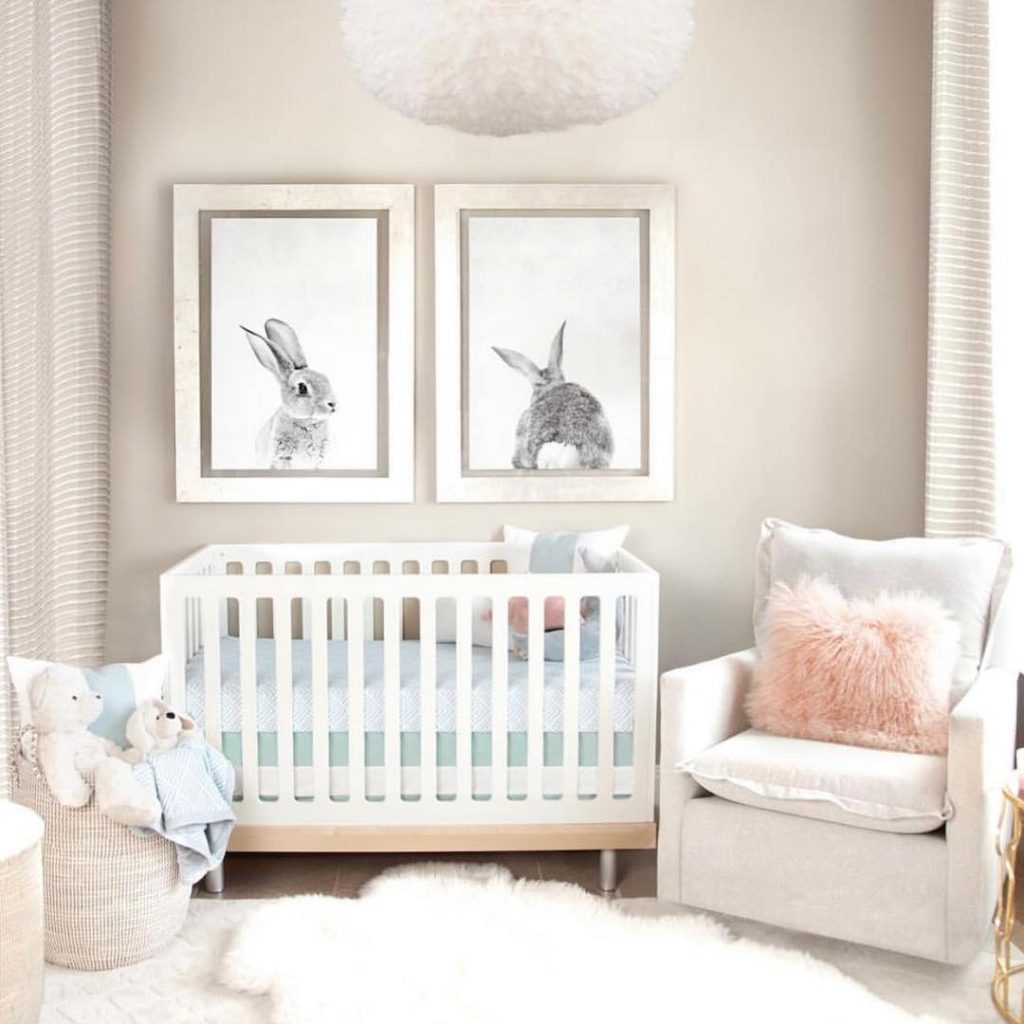 4. Modern Whimsy with Bunny Accents