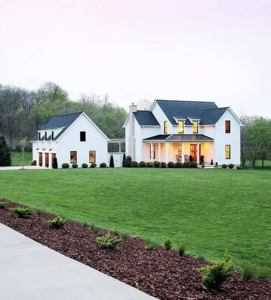 4. Sprawling Farmhouse Living with Modern Luxury