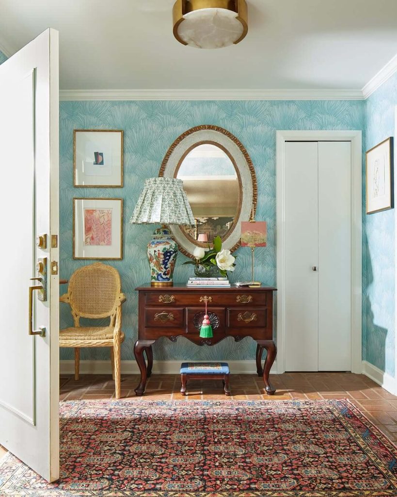 5. Playful Patterns for a Practical Mudroom