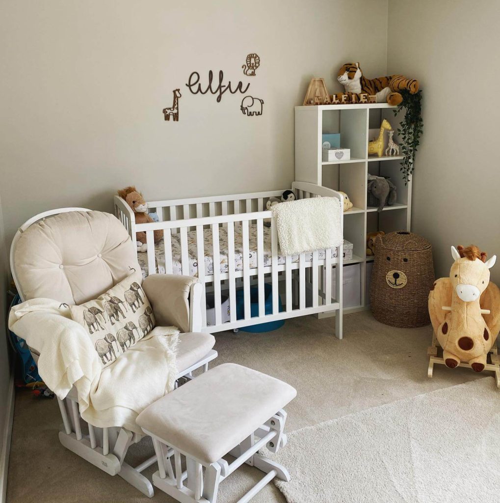 5. Safari-Themed Nursery Full of Personality
