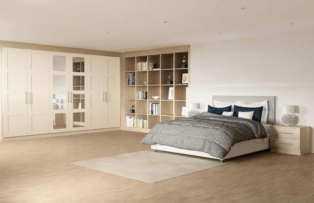 6. Built-In Elegance: Wall-to-Wall Storage with Style