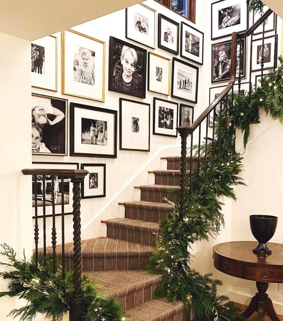 6. Create a Storybook Gallery Wall That Wraps Around Corners