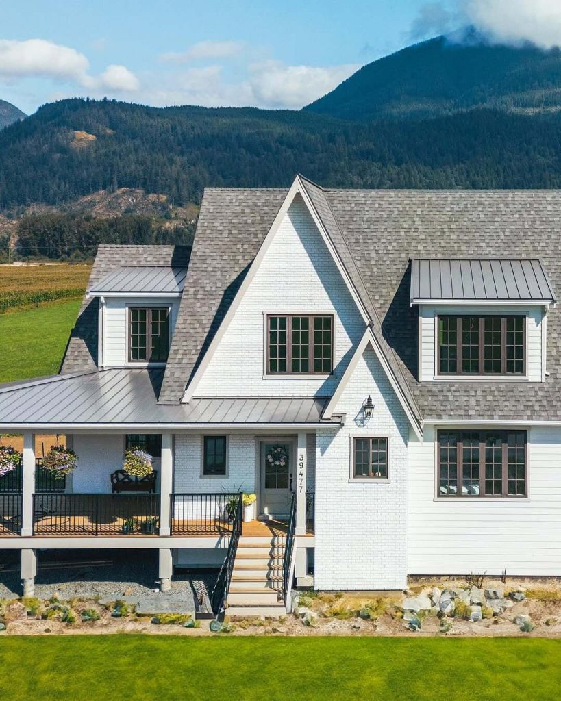 6. Mountain View Majesty with Brick and Board