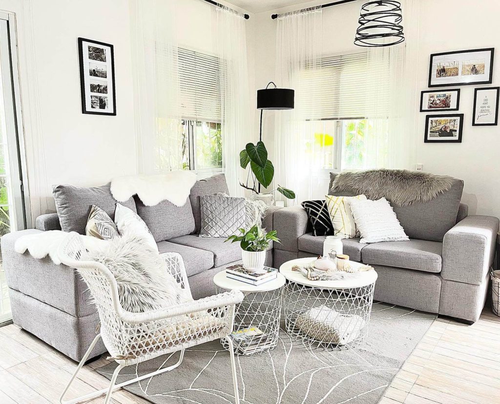 7. Layer Cozy Textiles for a Hygge-Filled Space