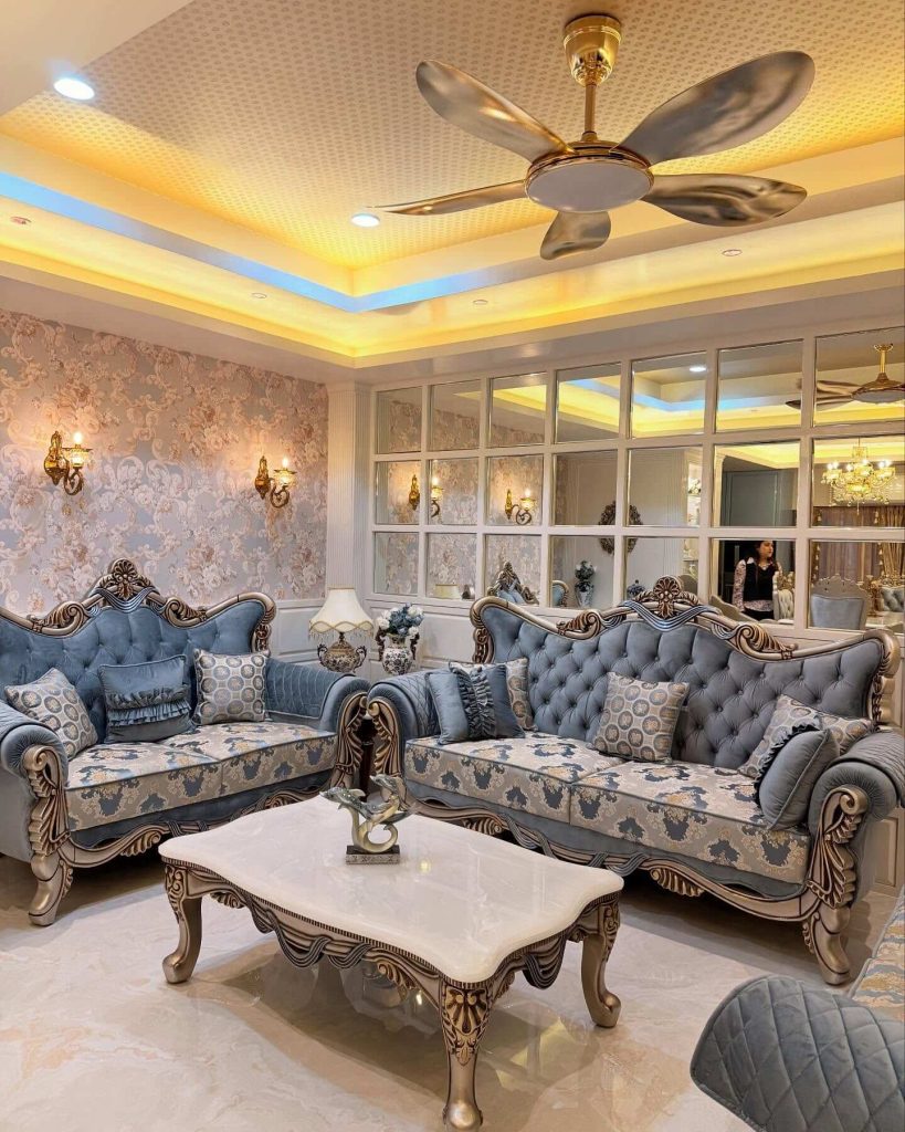 7. Palatial Elegance With Rococo Flair