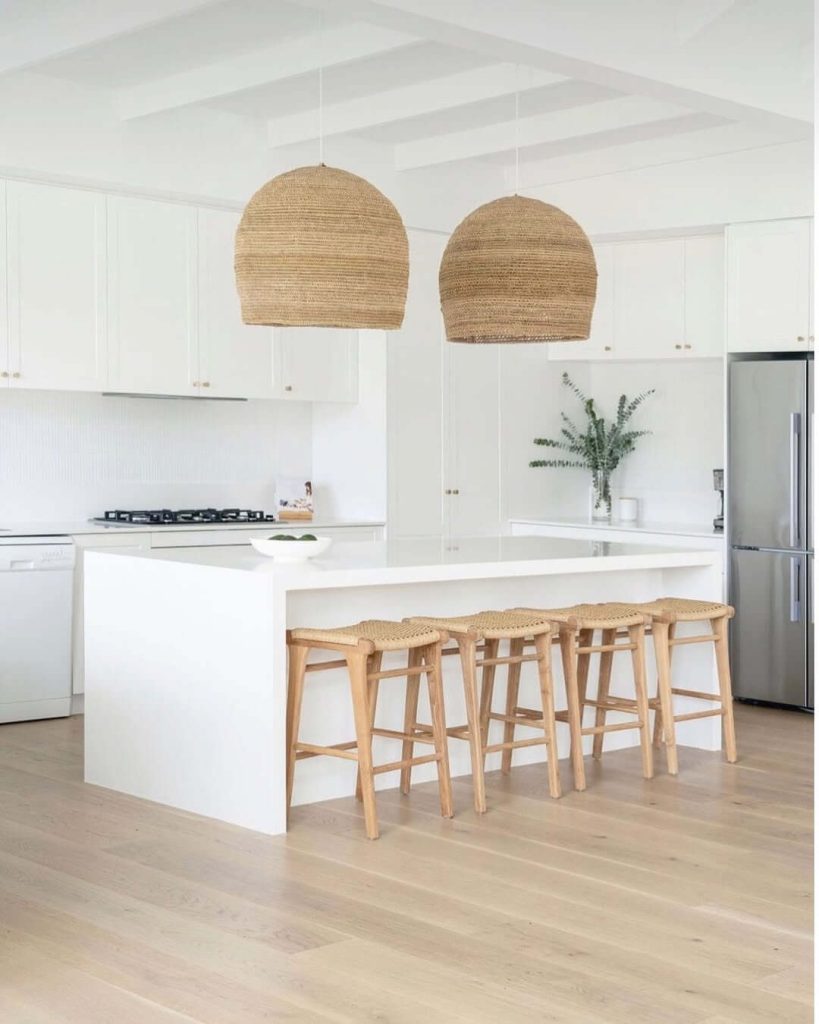 7. Scandi-Coastal Fusion with Natural Textures