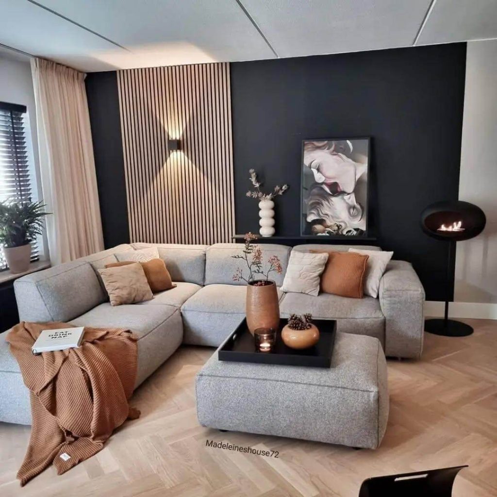 8. Go Bold with a Moody Accent Wall