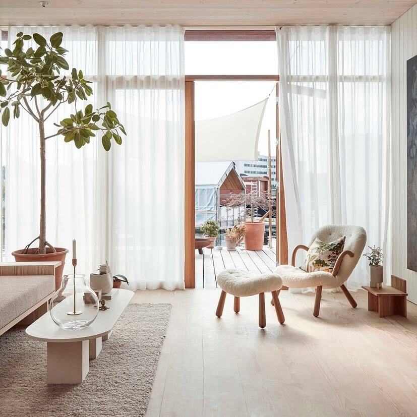 9. Bring Nature Indoors with Soft Light and Organic Forms