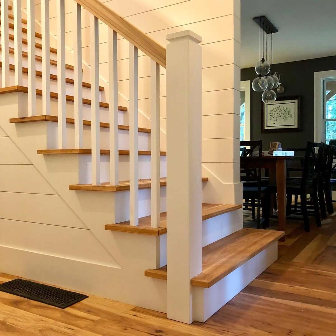 Stunning Shiplap Staircase Ideas That Elevate Any Home Interior