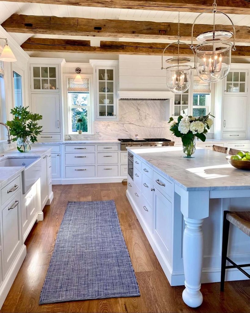 9. Rustic Farmhouse Meets Polished Perfection
