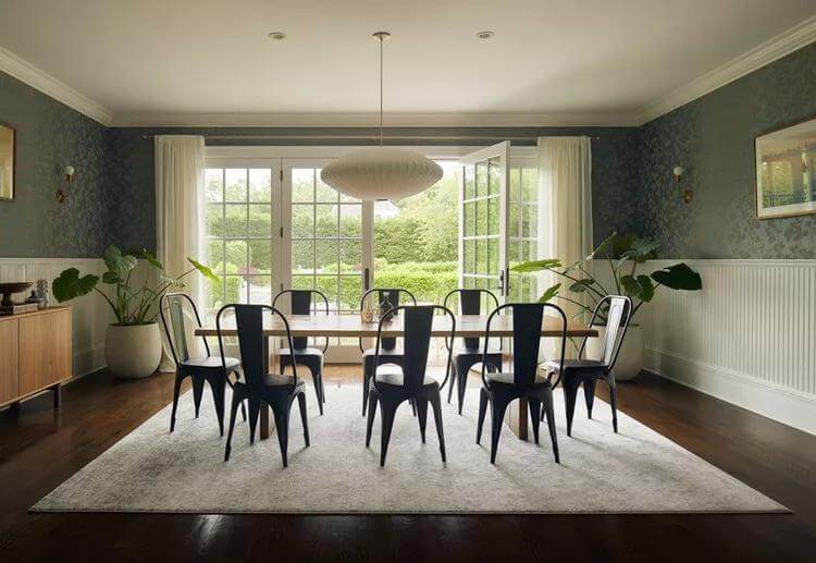 10. Japandi Interior Ideas Classic Dining Room Setup