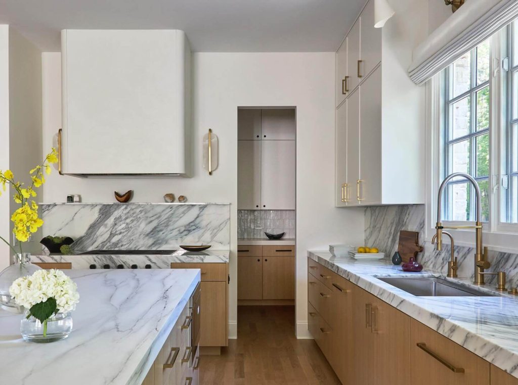 10. Seamless Sophistication with Designer Marble Details
