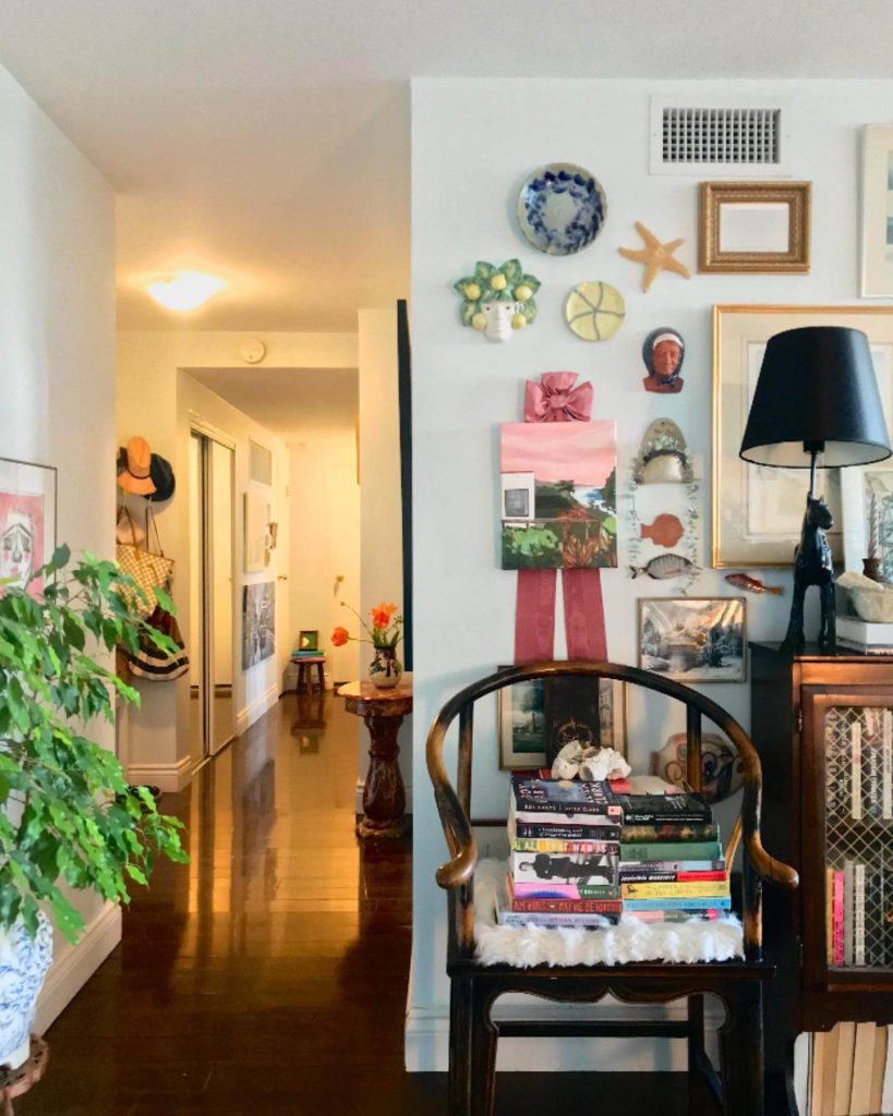 11. Mixed Media Wall with Coastal and Eclectic Accents