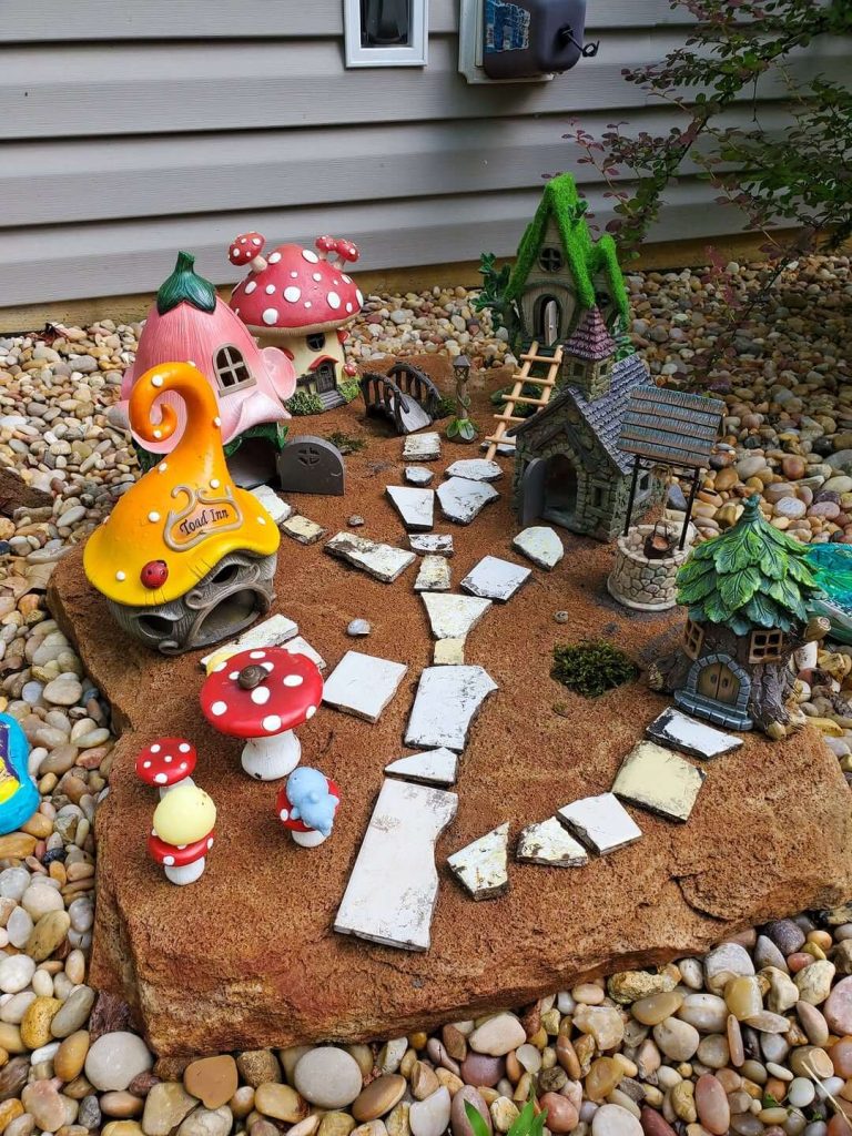 11. Whimsical Plaza with Fantasy Cottages