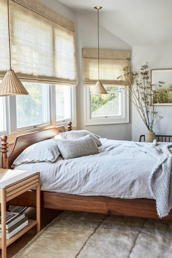 Cozy Room Decor Ideas Natural Light Wood Bed