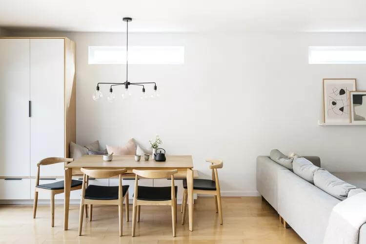 12. Japandi Interior Ideas Light Dining Minimal Setup