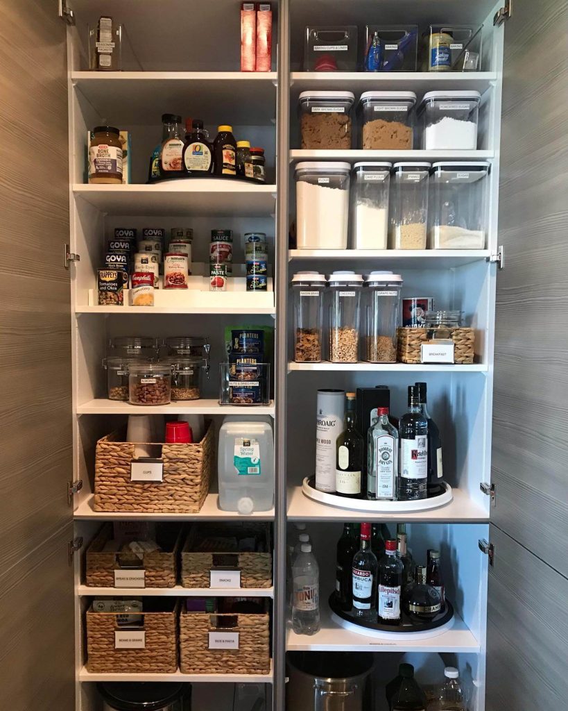 13. Double Up with a Dual-Sided Cabinet Layout