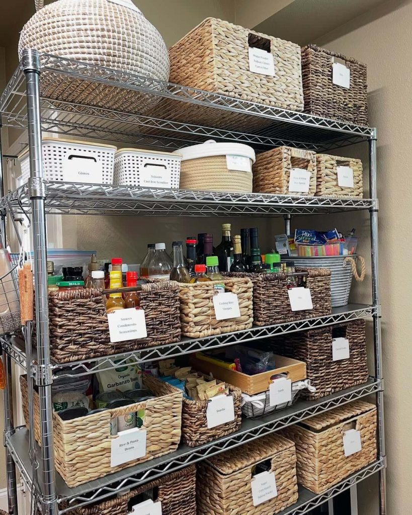 13. Metal Wire Racks Offer Flexible and Affordable Storage