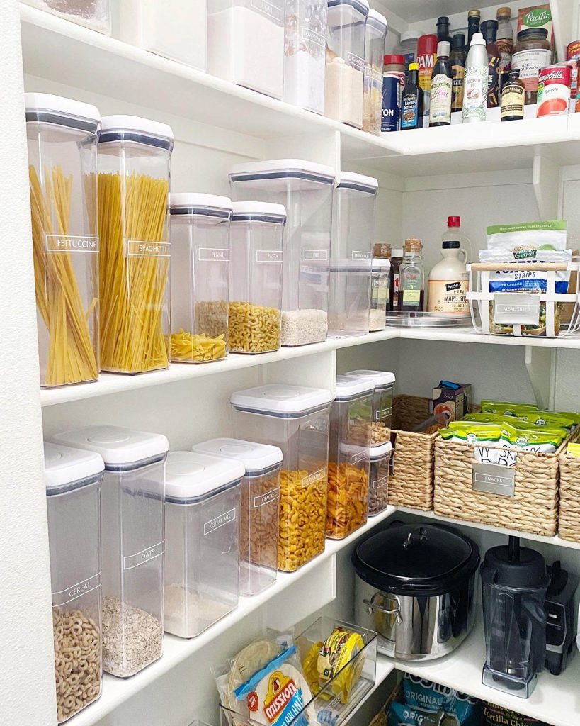 14. Customize Shelf Height to Fit Airtight Containers