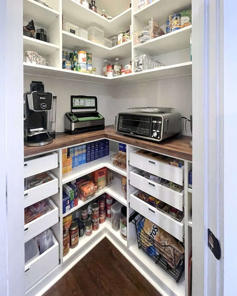 16. Create a Pantry Workstation for Small Appliances