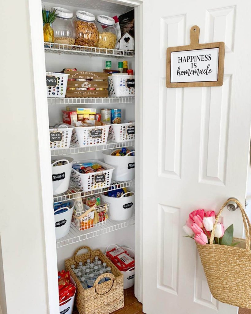 16. Create a Family-Friendly Pantry with Easy Grab-and-Go Bins
