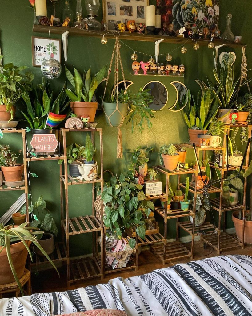 17. Cozy Collector's Wall with Maximalist Flair