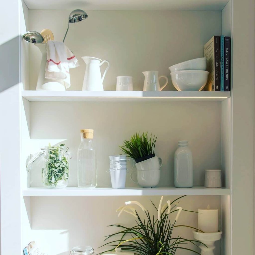 18. Bright White Display With Natural Light