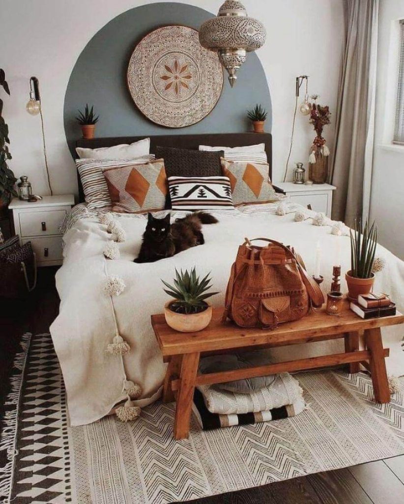 Cozy Room Decor Ideas Ethnic Texture Eclectic Style