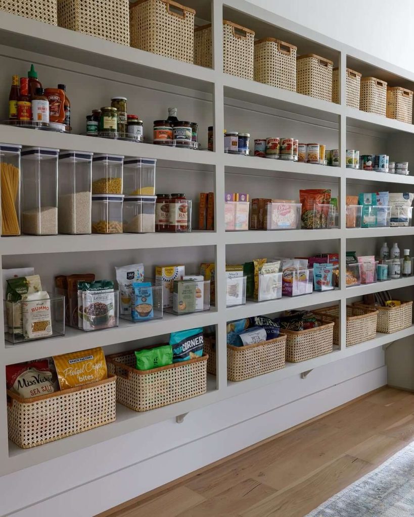 19. Use Matching Baskets for a Streamlined Look