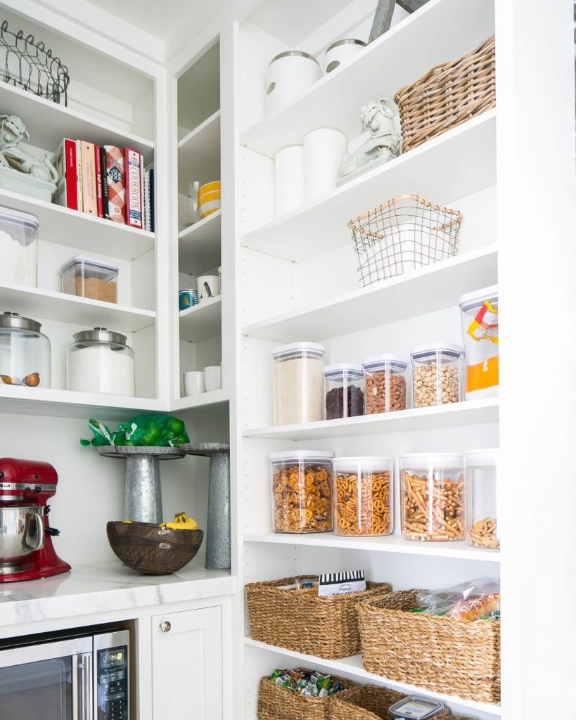 2. Install Adjustable White Shelving for a Sleek, Clean Look