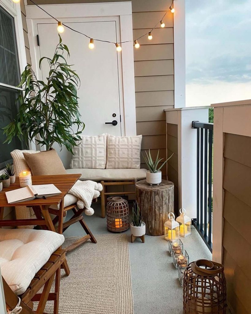 2. Cozy Boho-Inspired Reading Corner