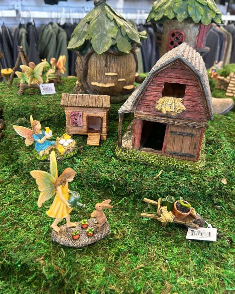 22. Farmstead Fairy Garden on Moss