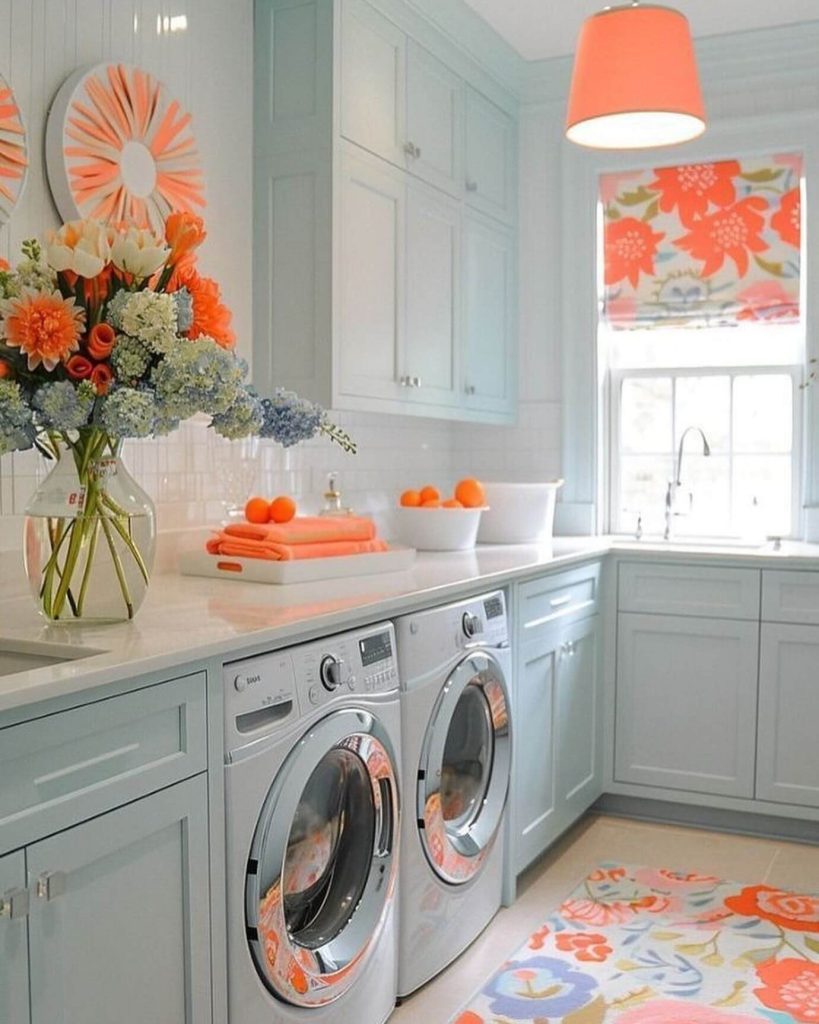 25. Bright and Cheerful with Pops of Color