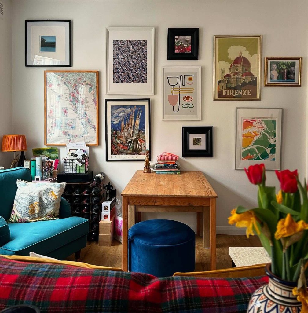 25. Travel & Culture Wall: A Personal Museum of Adventure