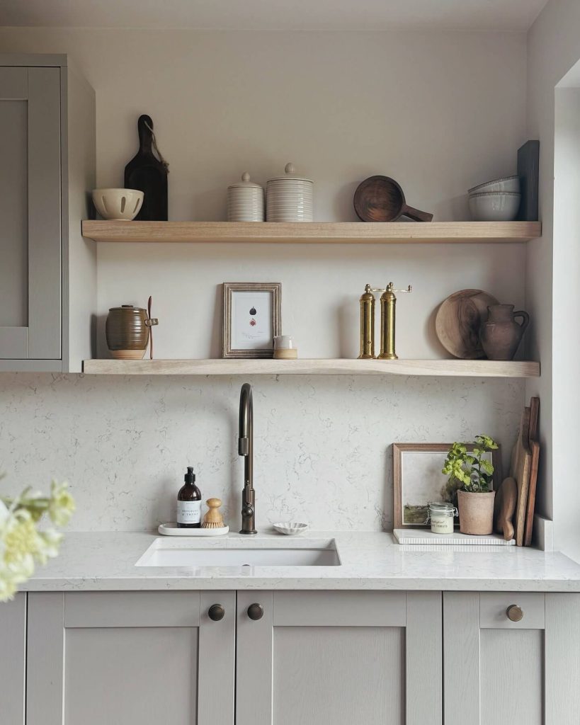 3. Scandi-Inspired Neutral Shelving