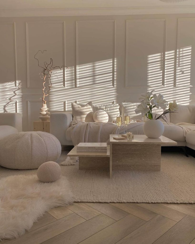 4. Creamy White for Serene Luxury