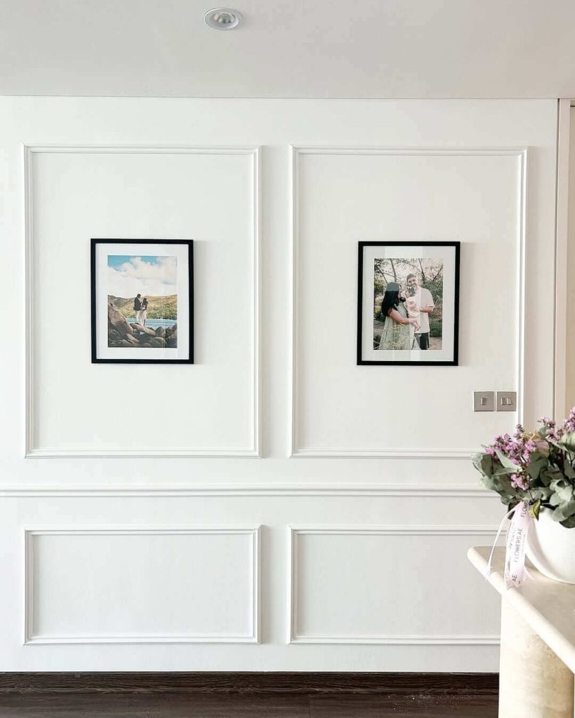 4. Simple Frame Molding for Minimalist Charm