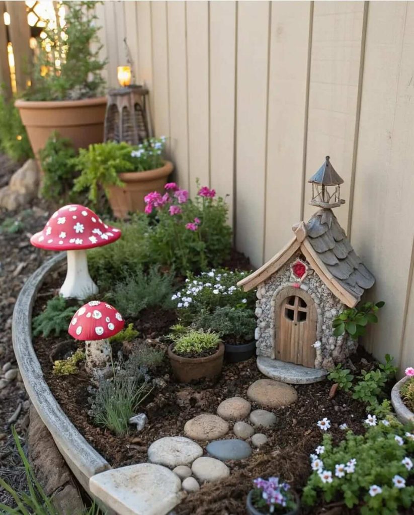 4. Storybook Garden by the Fence