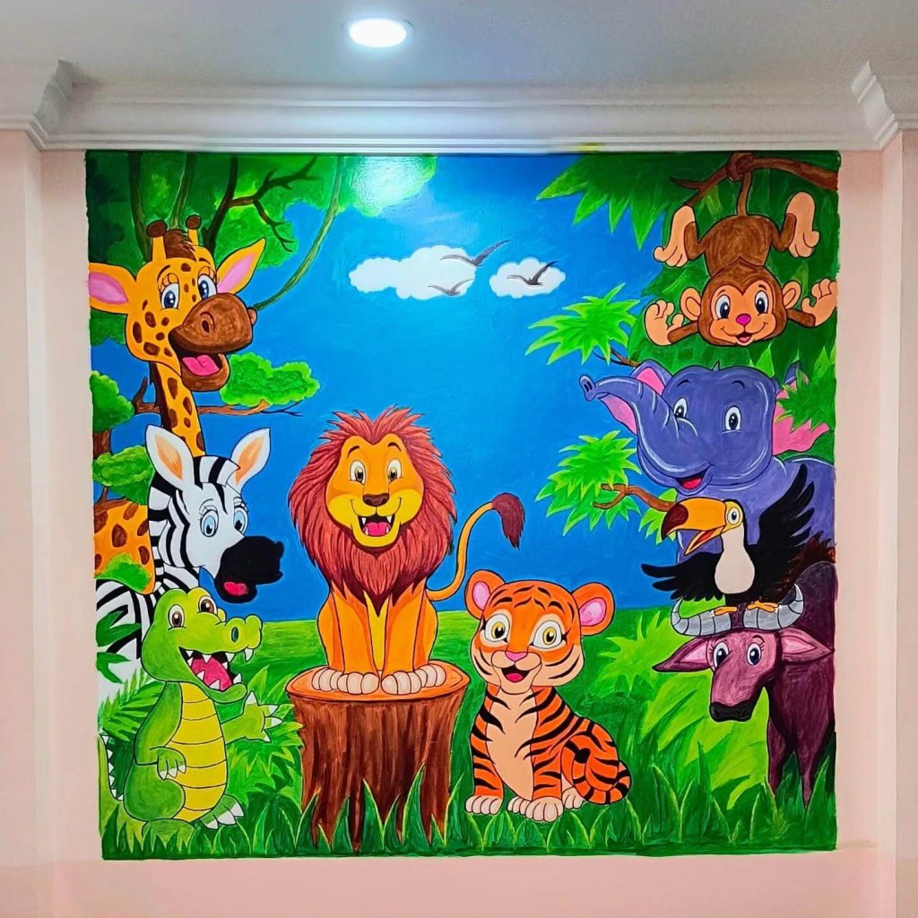 4. Turn a Kid’s Room into a Jungle Adventure