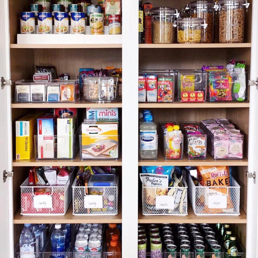 5. Go for Cabinet-Style Shelves with Categorized Sections