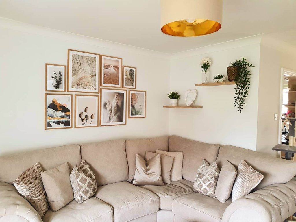 5. Earthy Serenity: A Nature-Inspired Gallery for Cozy Corners