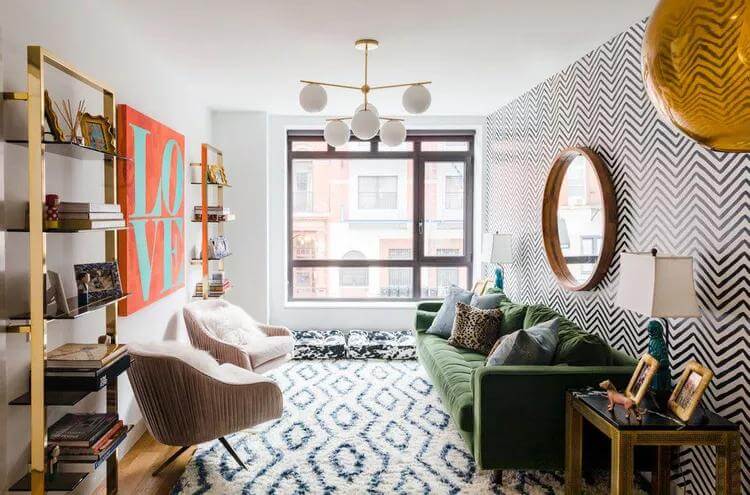 cozy house ideas colorful modern boho living room