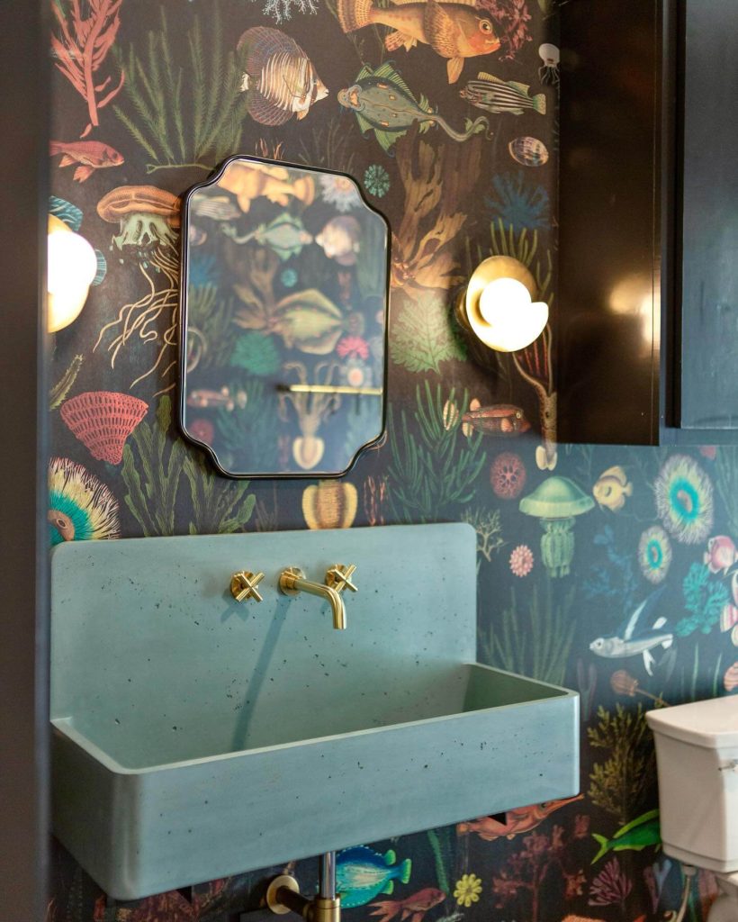 6. Deep Sea Drama: Dive into Dark Aquatic Prints