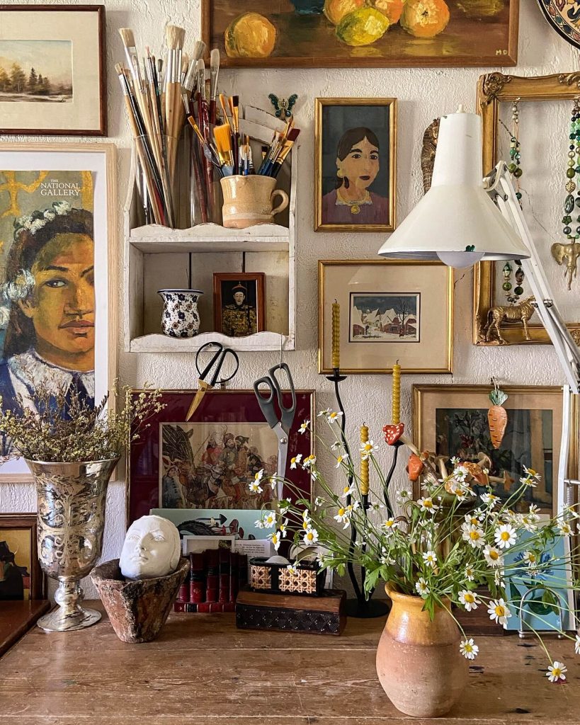 8. Creative Chaos in the Artist’s Nook