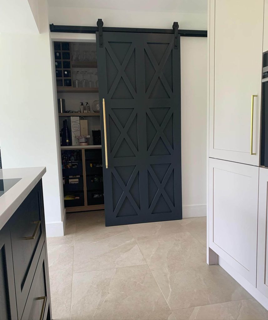 9. Bold and Contemporary Sliding Barn Door
