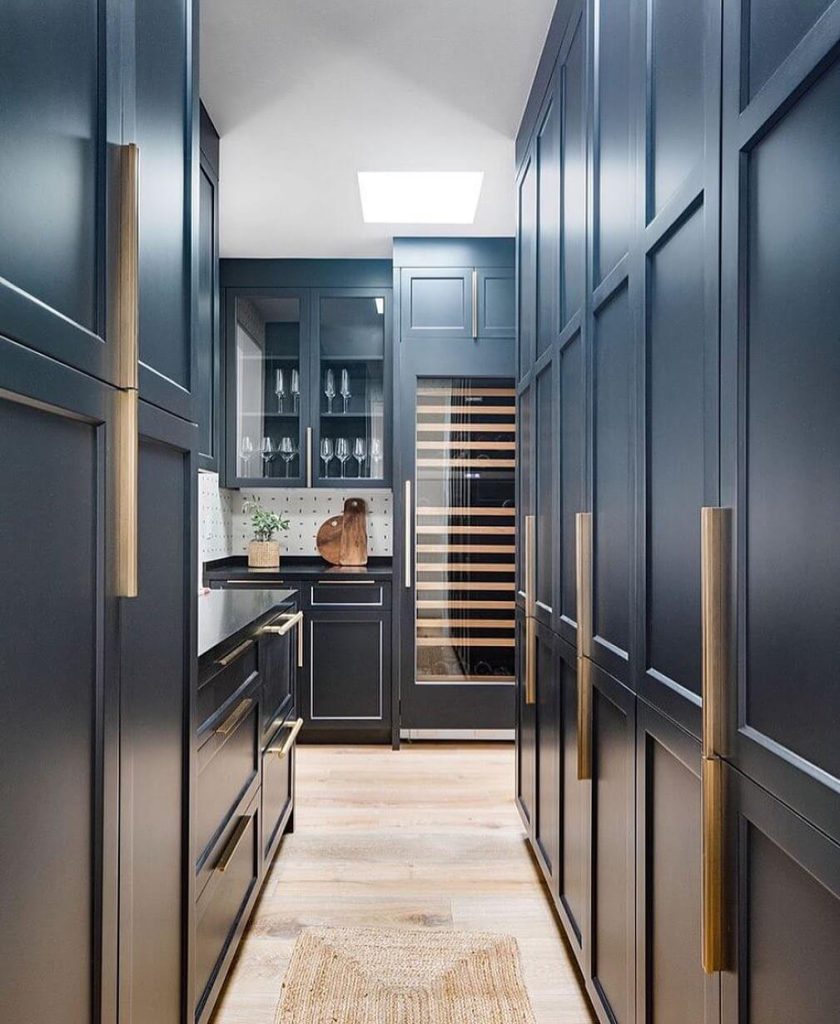 9. Contemporary Chic with Hidden Storage Power